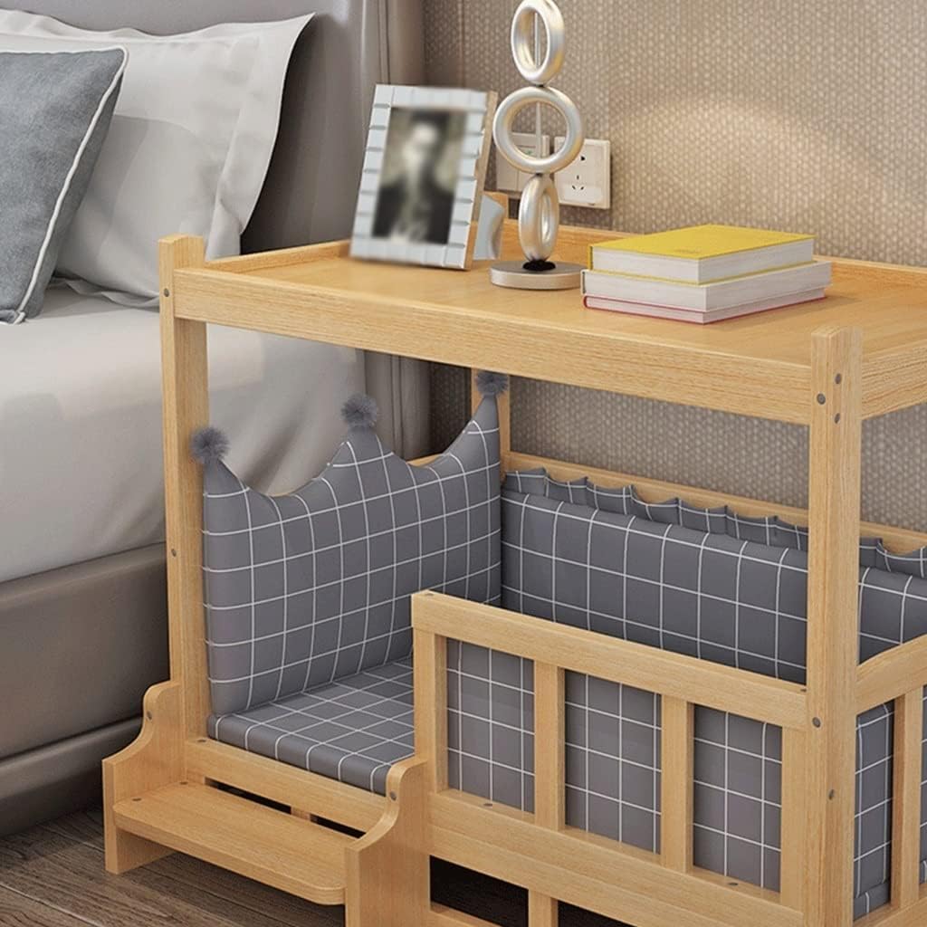 Wooden Pet Bed With Cotton Pad