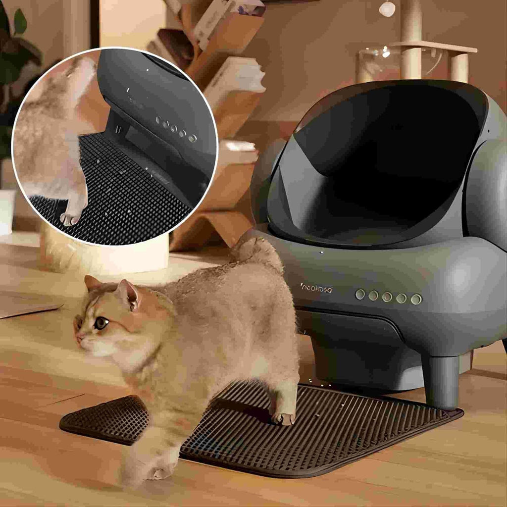 Self Cleaning Cat Litter Tray, Open Top Automatic Litter Box with Large Capacity
