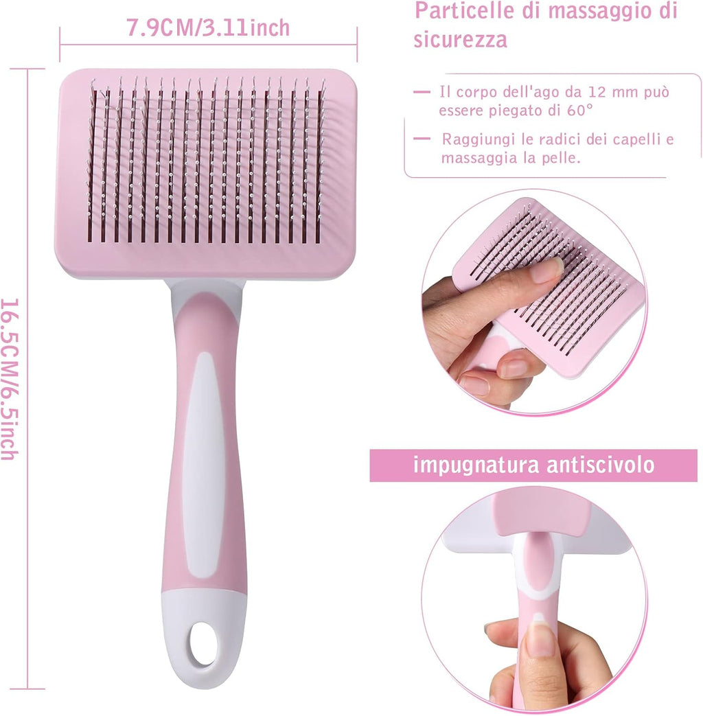 Self-cleaning Pet Brush for Long and Short Hair