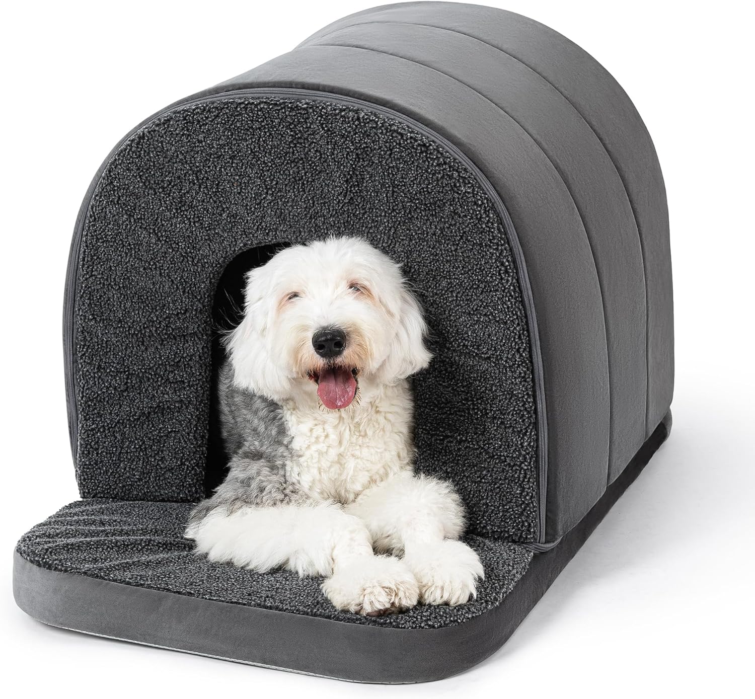 Indoor Dog House Extra Large Breeds & Fits -  Charcoal